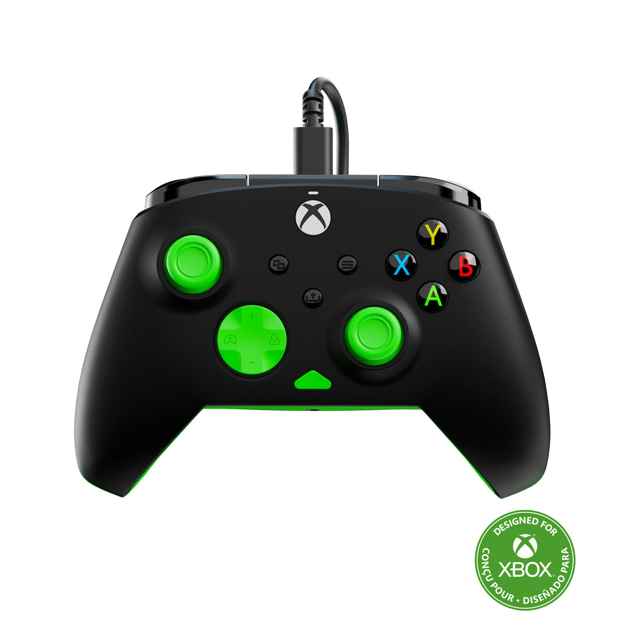 Manette filaire Turtle Beach Rematch Core (noir vert, Xbox Series X|S, Xbox One, PC)