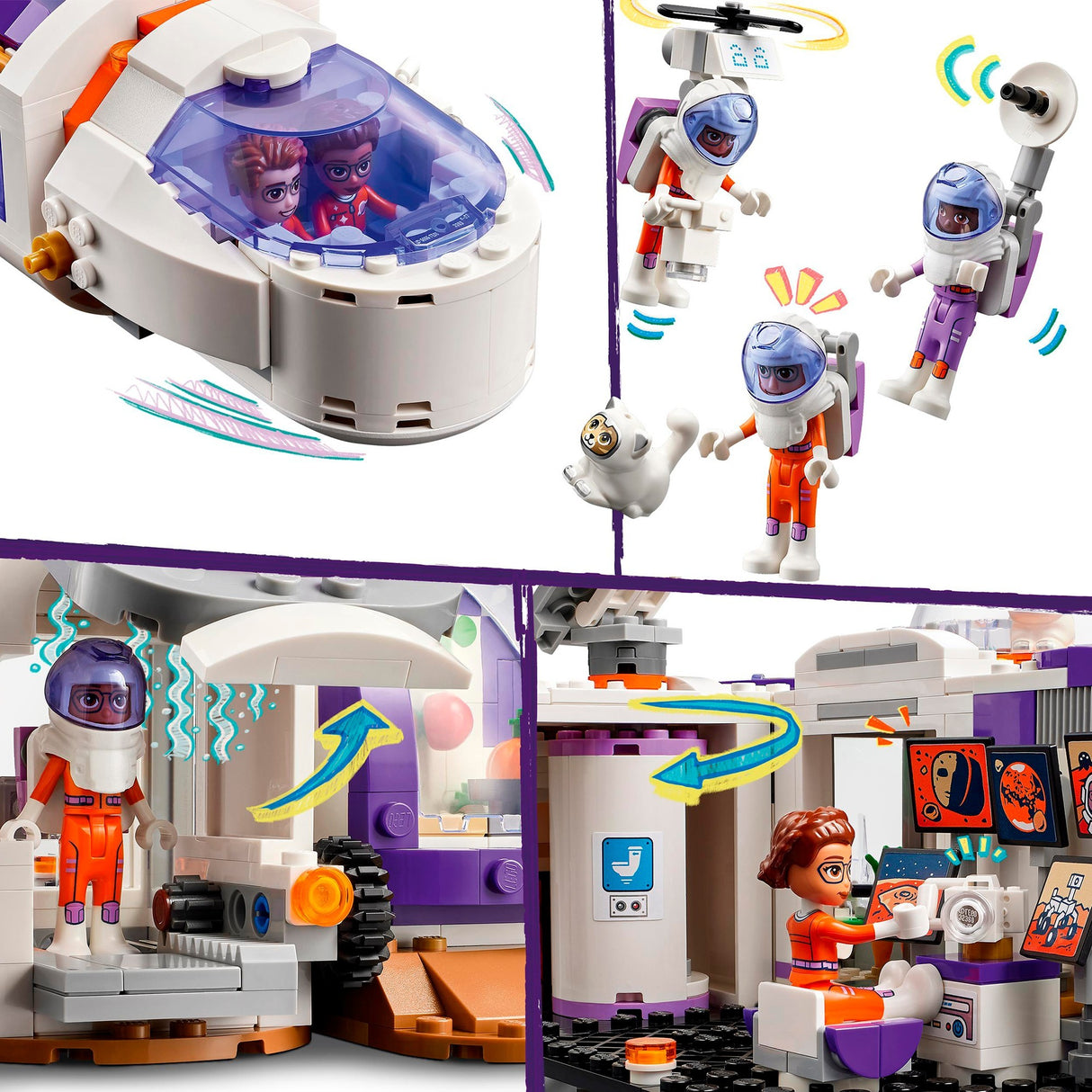 LEGO LEGO Amigos 42605 Base espacial en Marte y Rocket