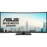 Asus va34vcpsr 34 curved ultrawide monitor (zwart, 100 hz, hdmi, displayport, audio, lan, usb-c)
