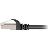 Sharkoon patchkabel SFTP, RJ-45 med Cat.6 (svart, 0,5 meter)