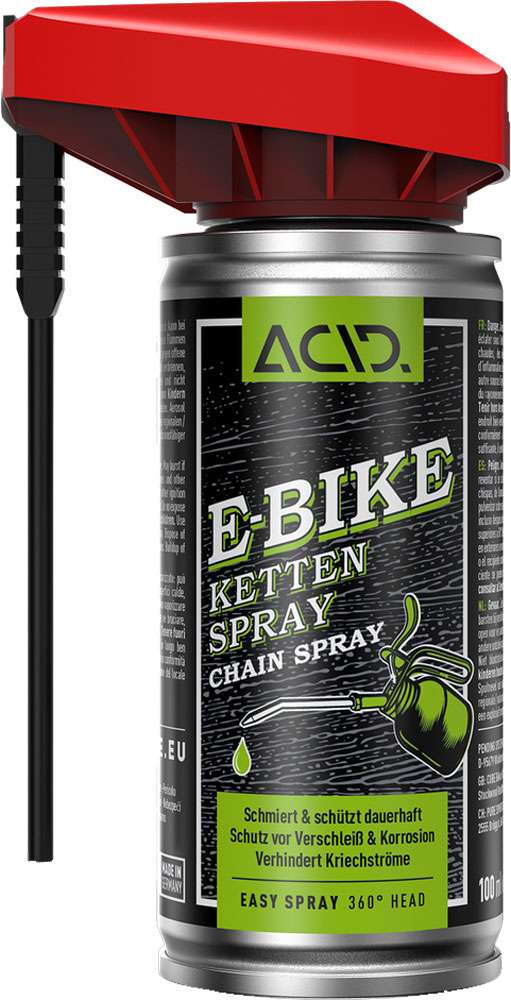 Acid e-bike chain spray