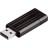 Verbatim Pinstripe USB drive 16 GB USB stick (black, USB 2.0)