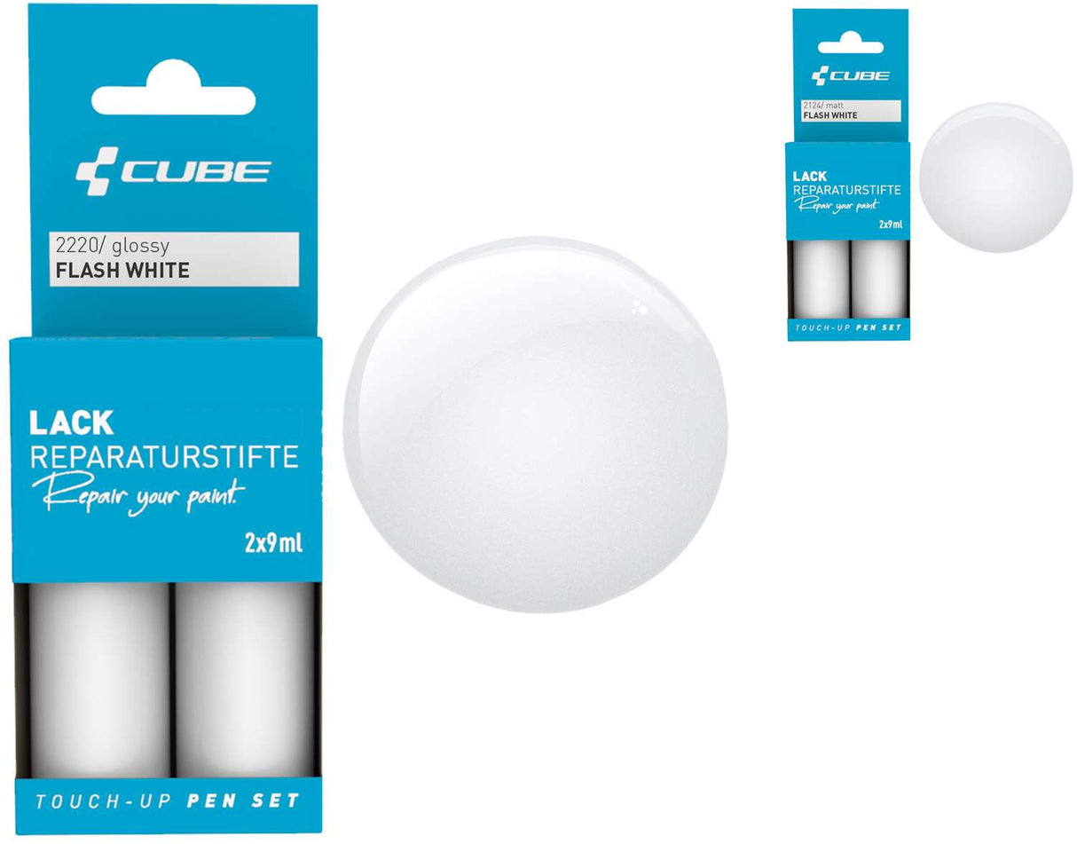 Cube touch-up pen set flash white