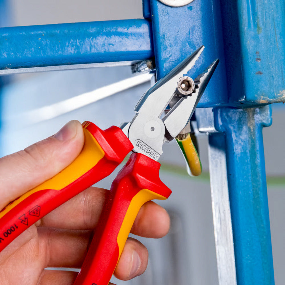 Knipex spetsad kombinationstång kombinationstång (röd gul)