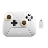 8 bitdo ultimate 2 Bluetooth valdiklis (baltas, kompiuteris, 2 jungiklis, Bluetooth USB-C 2,4 GHz)