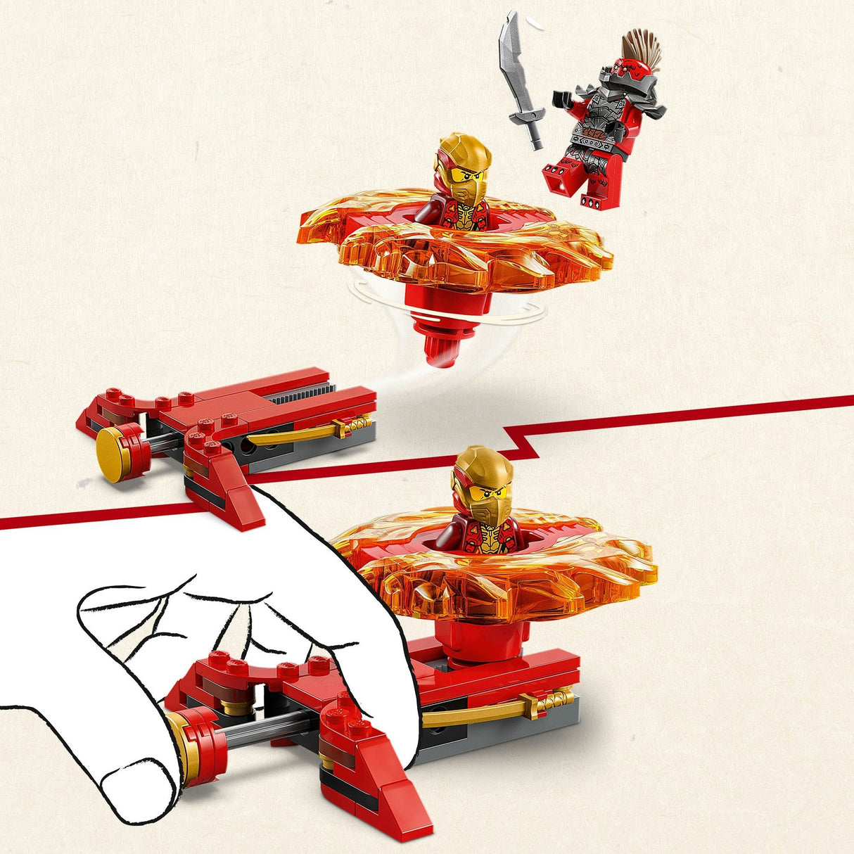 Lego ninjago 71823 kai#039;s spinjitzu dragon spinner