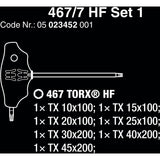 Wera skruvmejsel set t-grepp torx