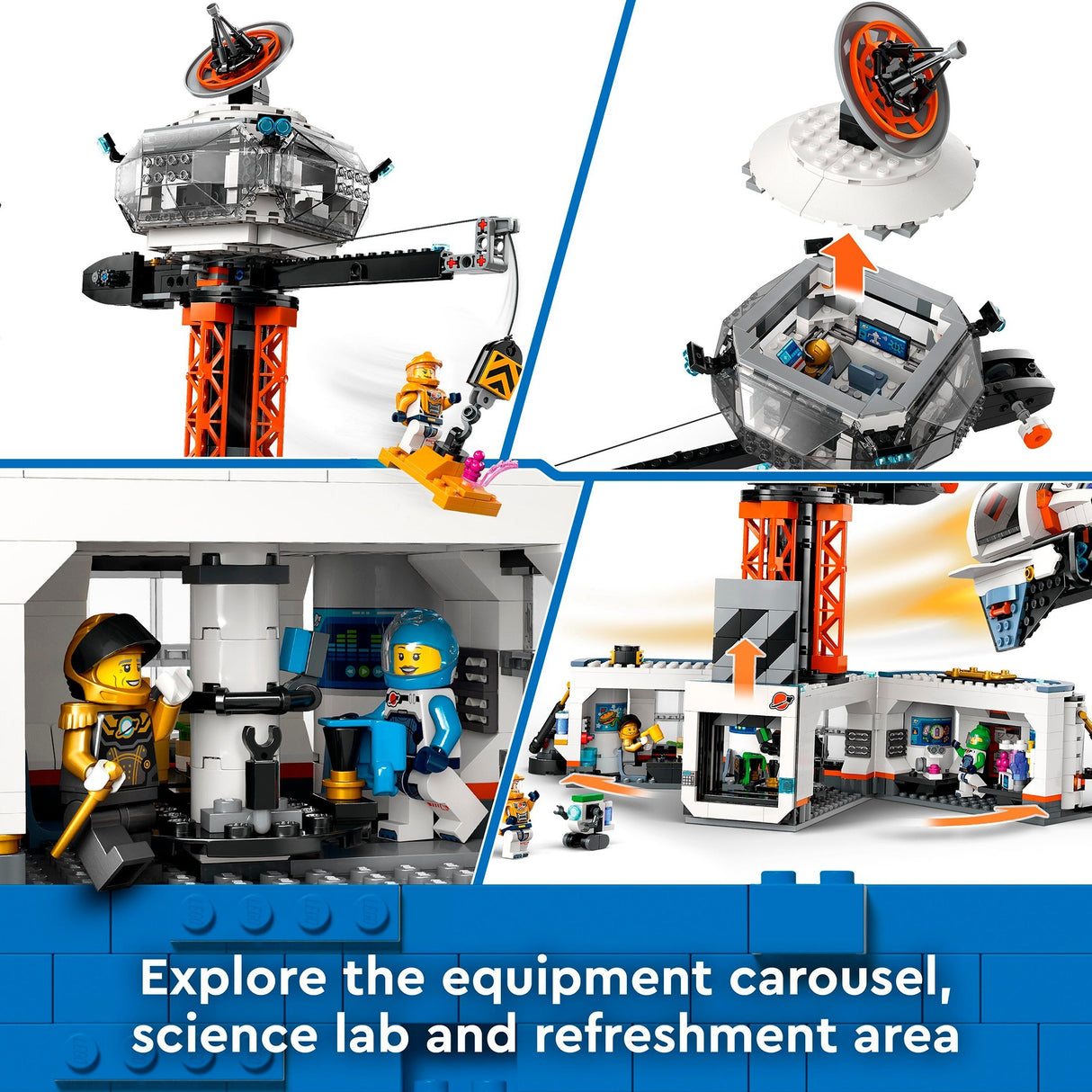 LEGO LEGO CITY 60434 Base RUTTH e RAKETET LATTFORM