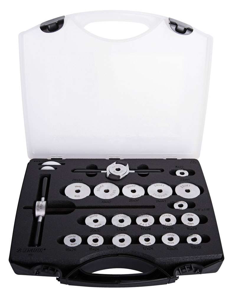 Prensa de rolamento universal Unior Tools 1721 22 unid.