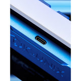 Iqunix EZ60 Magnetic Switch Gaming Keyboard, gaming keyboard (black blue, US layout, US-International, Gateron Magnetic Jade Pro, 60%, RGB, double shot PBT keycaps)