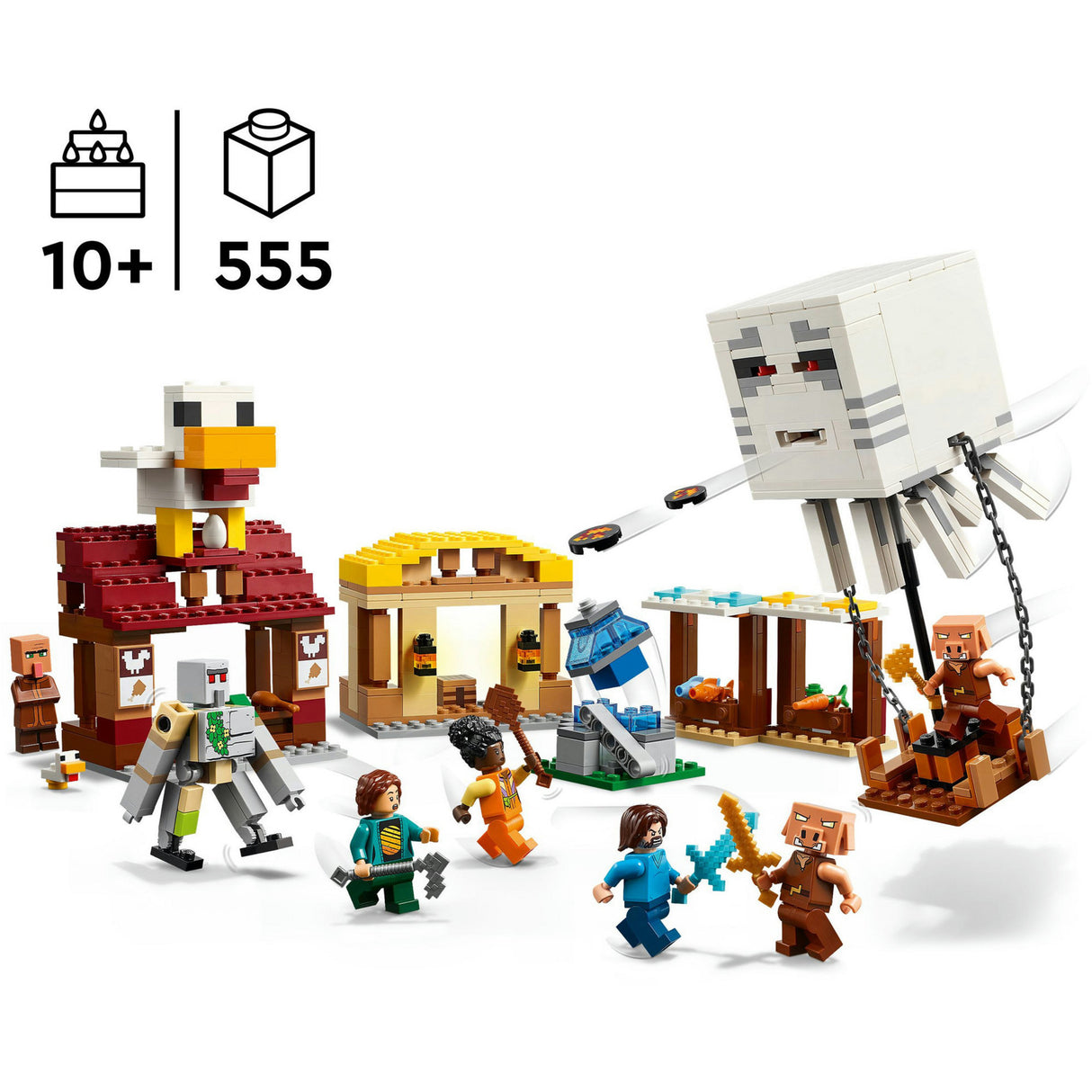 Lego Minecraft 21273 Atak balonem widma na wioskę