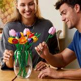 Buquê Lego Botanicals 11501 com decoração de flor de tulipa