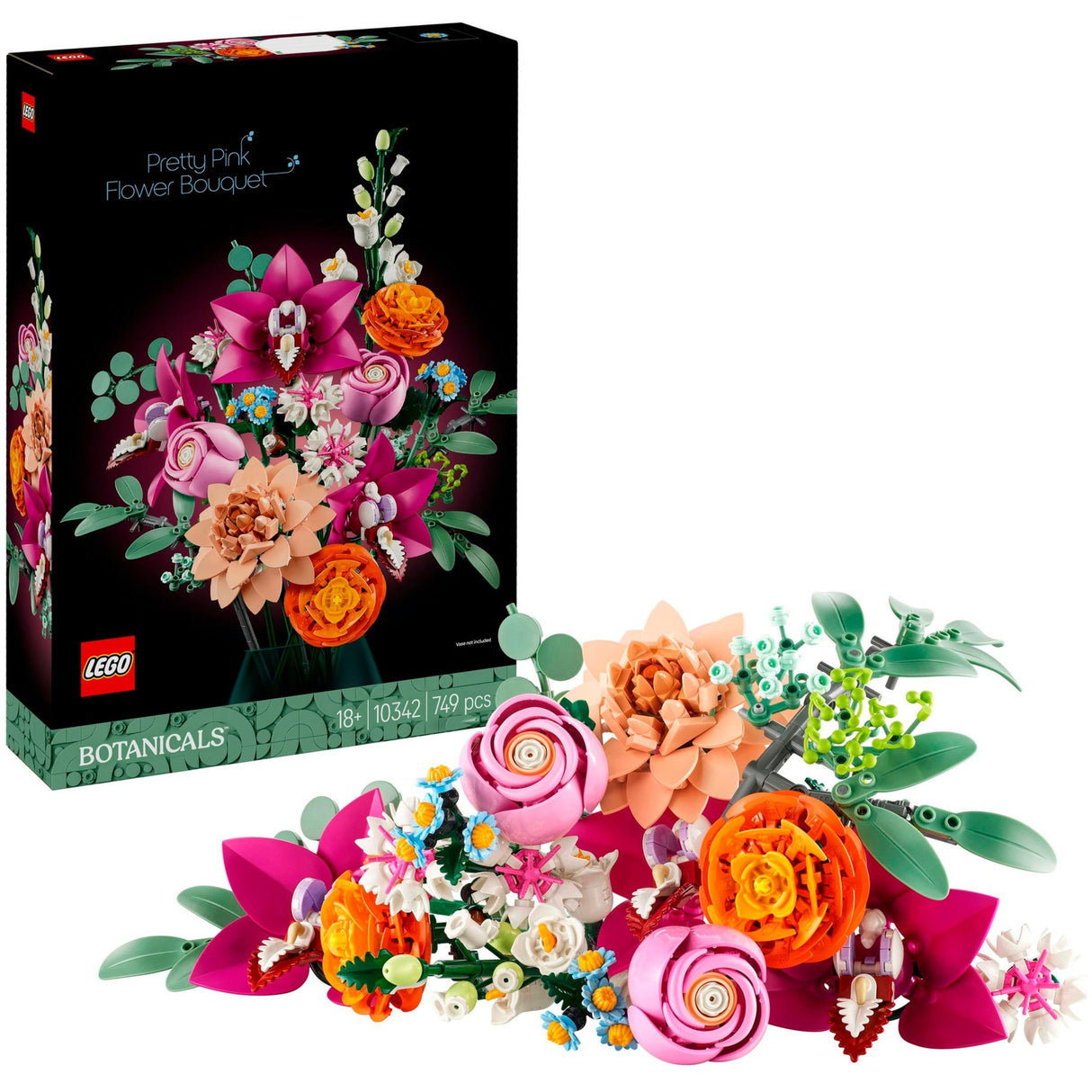 Lego botanicals 10342 rózsaszín csokor