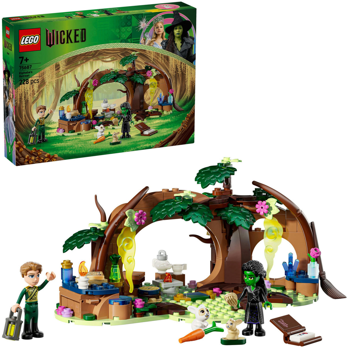 Lego 75687 Das Versteck des bösen Elphaba | 2 Stk