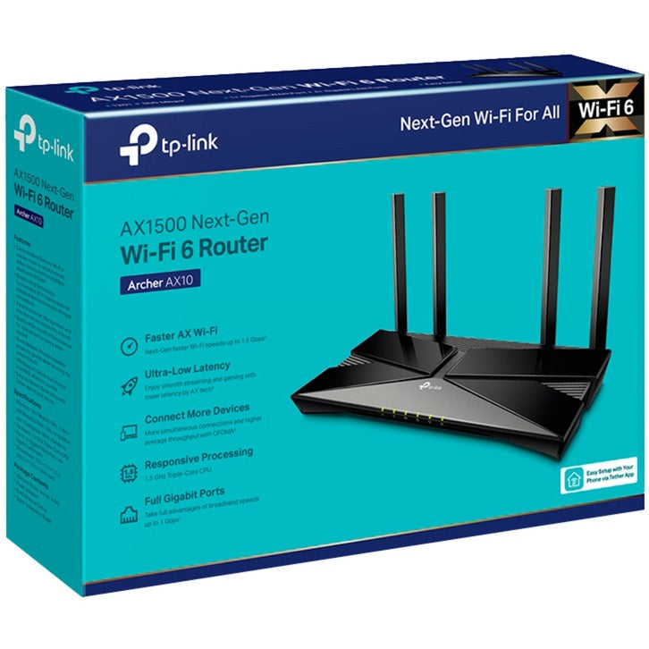 TP-Link Archer AX10 Router (Black)