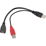 Deck yable 2x USB-A 2.0 männlech> 1 x USB-A 2.0 weiblech