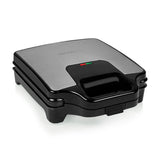 Princess sandwich maker supreme xxl sandwichmaker (zwart roestvrij staal, rvs | anti-aanbaklaag | 1600 w)