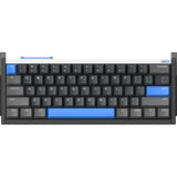 Iqunix EZ60 Magnetic Switch Gaming Keyboard, gaming keyboard (black blue, US layout, US-International, Gateron Magnetic Jade Pro, 60%, RGB, double shot PBT keycaps)