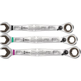 Wera 9733 schuimrubberen inzetstuk met 6001 joker switch set 1, 11‑delig moersleutel (zwart grijs)