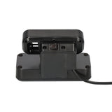 Brennerstuhl estilo duplex socket with switch and overvoltage protection socket (black silver, 2x slot for keystone modules)