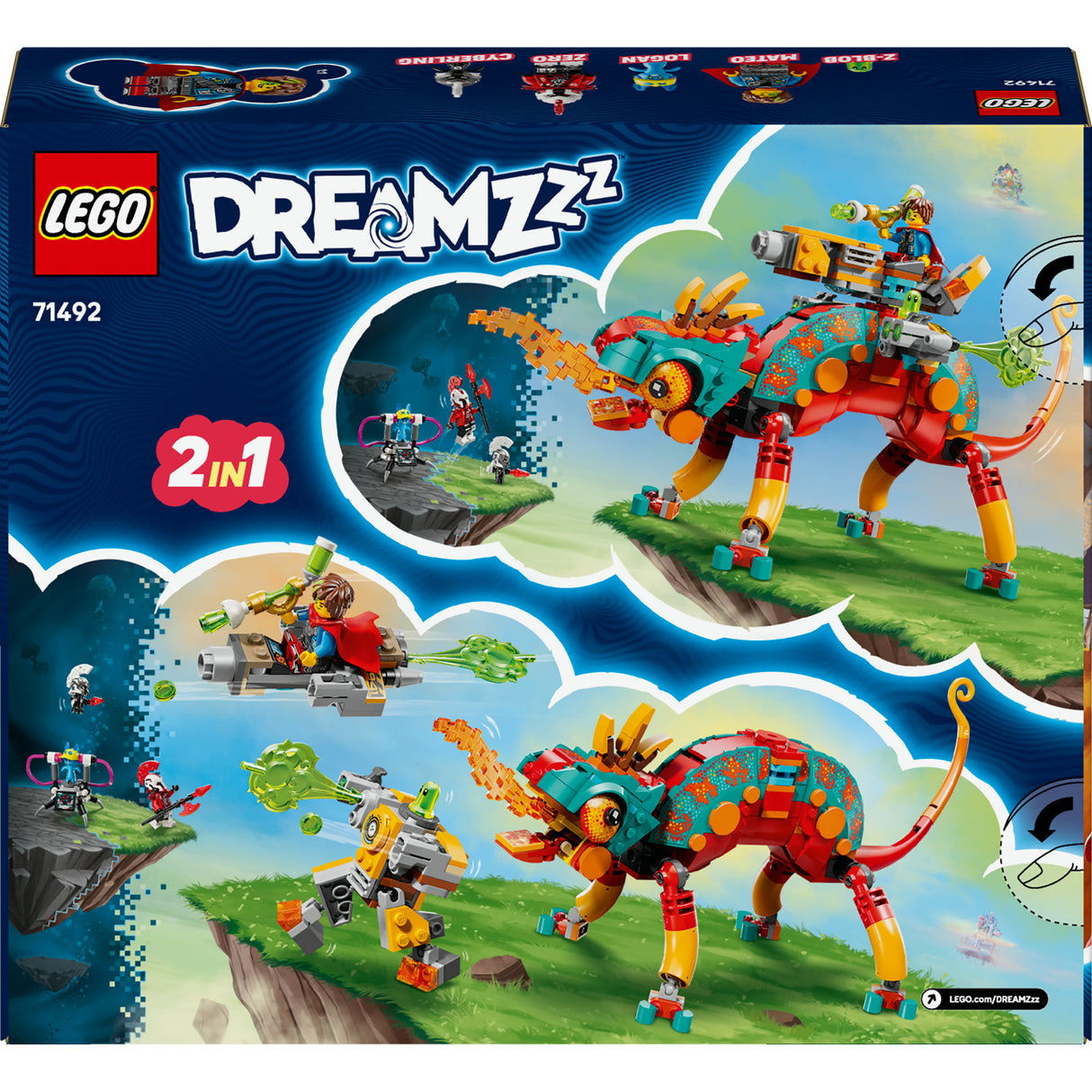 Lego dreamzzz 71492 Mateov ognjeni kameleon