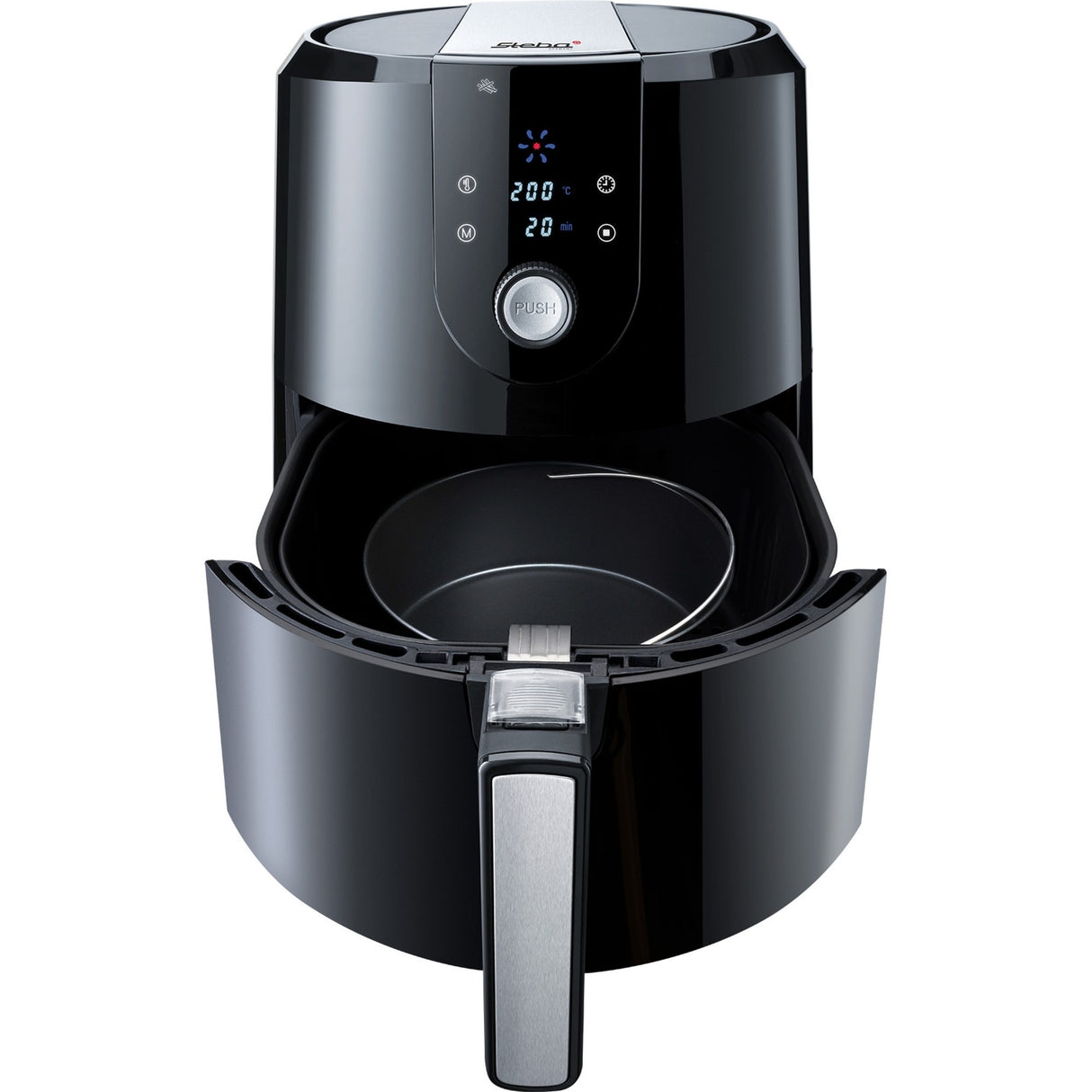 Steba HF 5000 XL Hot Air Fryer (black stainless steel, 5.2 litres)