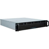 Inter-Tech IPC 2U-2404L SATA Rack Case (Black | 2x USB-A)