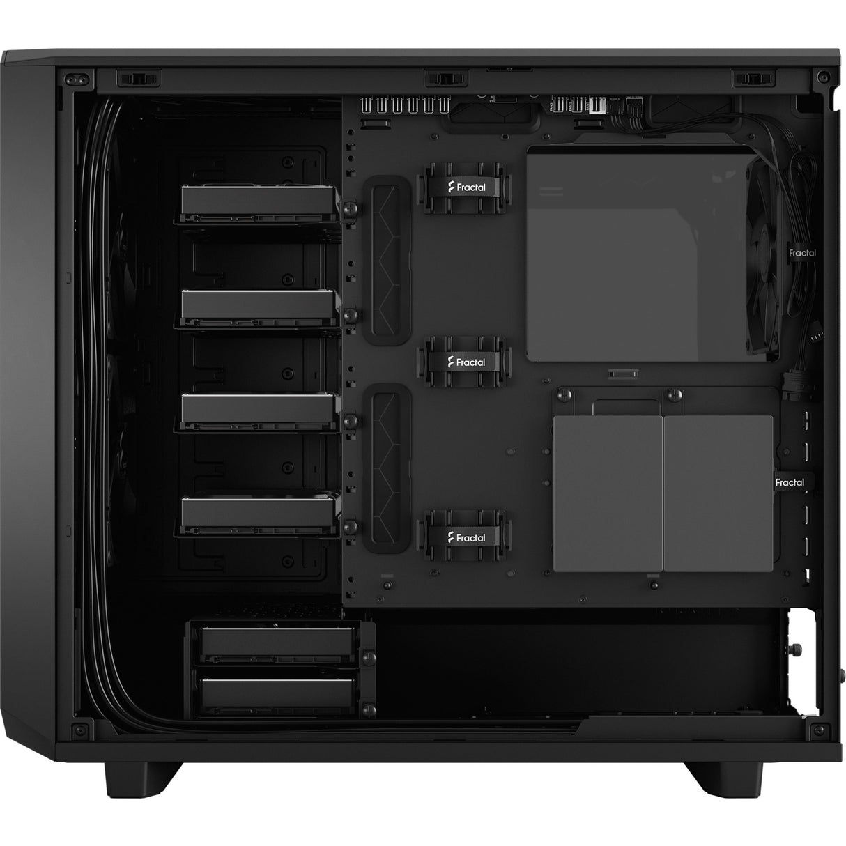 Fractal Design Meshify 2 Light Tempered Glass Midi Tower Case (Black | 2x USB-A | 1x USB-C | Window)