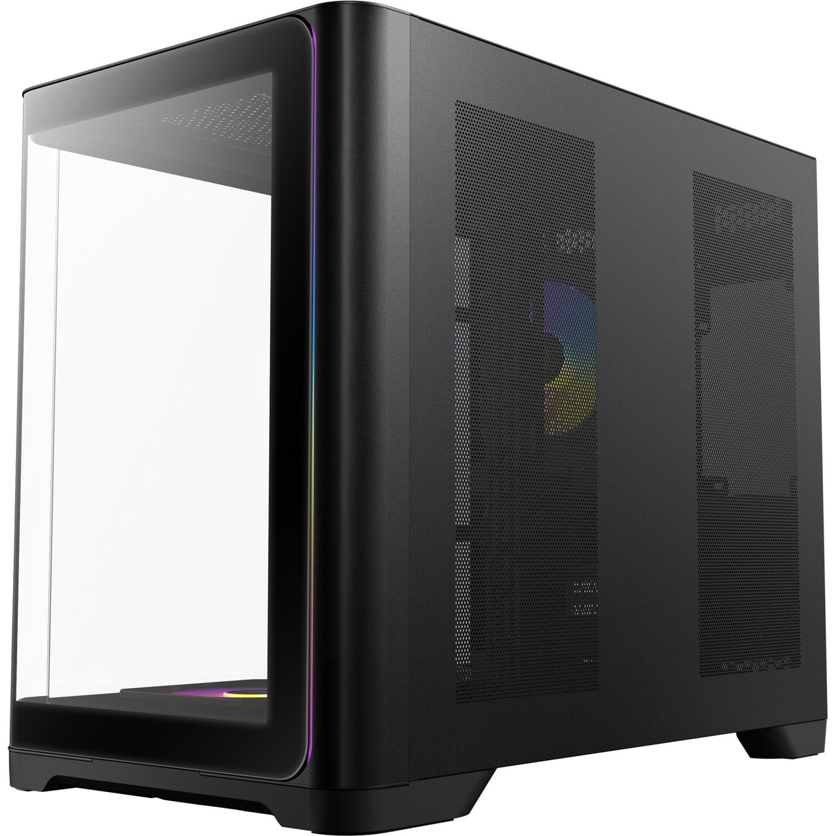 Caixa de torre midi argb curva Antec c5 (preta | 2x USB-A | 1x USB-C | vidro temperado)