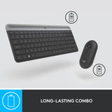 Logitech MK470 Slim Wireless Tastiera e Combo del mouse