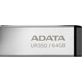 Adata UR350 64GB USB Stick (Nickel Black, USB-A 3.2 Gen 1 (5 Gbit/s))