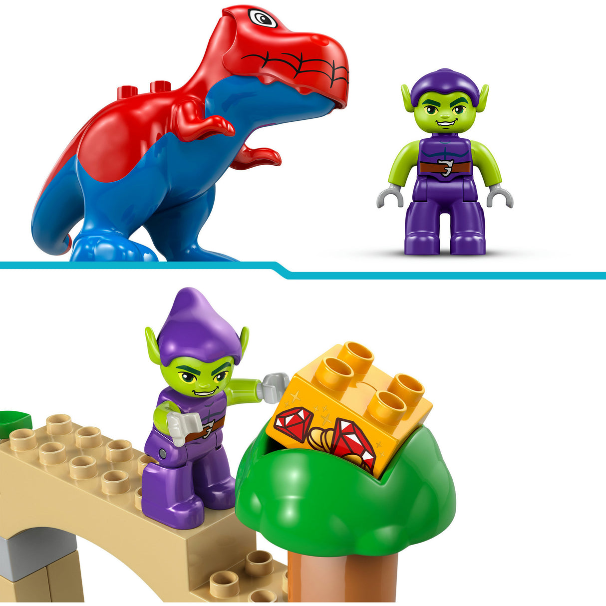 Lego Duplo 10463 Dinosaur Spidey-Rex vs. Green Goblin