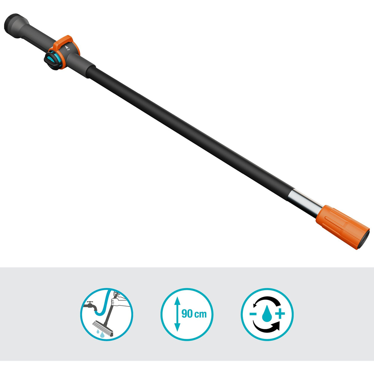 Gardena Cleansysem Steel S, 90cm