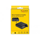 Delock portable stereo headphone amplifier (black)