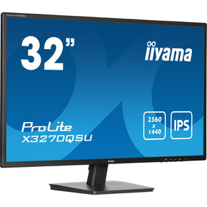 Iiyama ProLite X3270QSU-B1 31.5 monitor (black, 2x HDMI, DisplayPort, 3x USB-A)