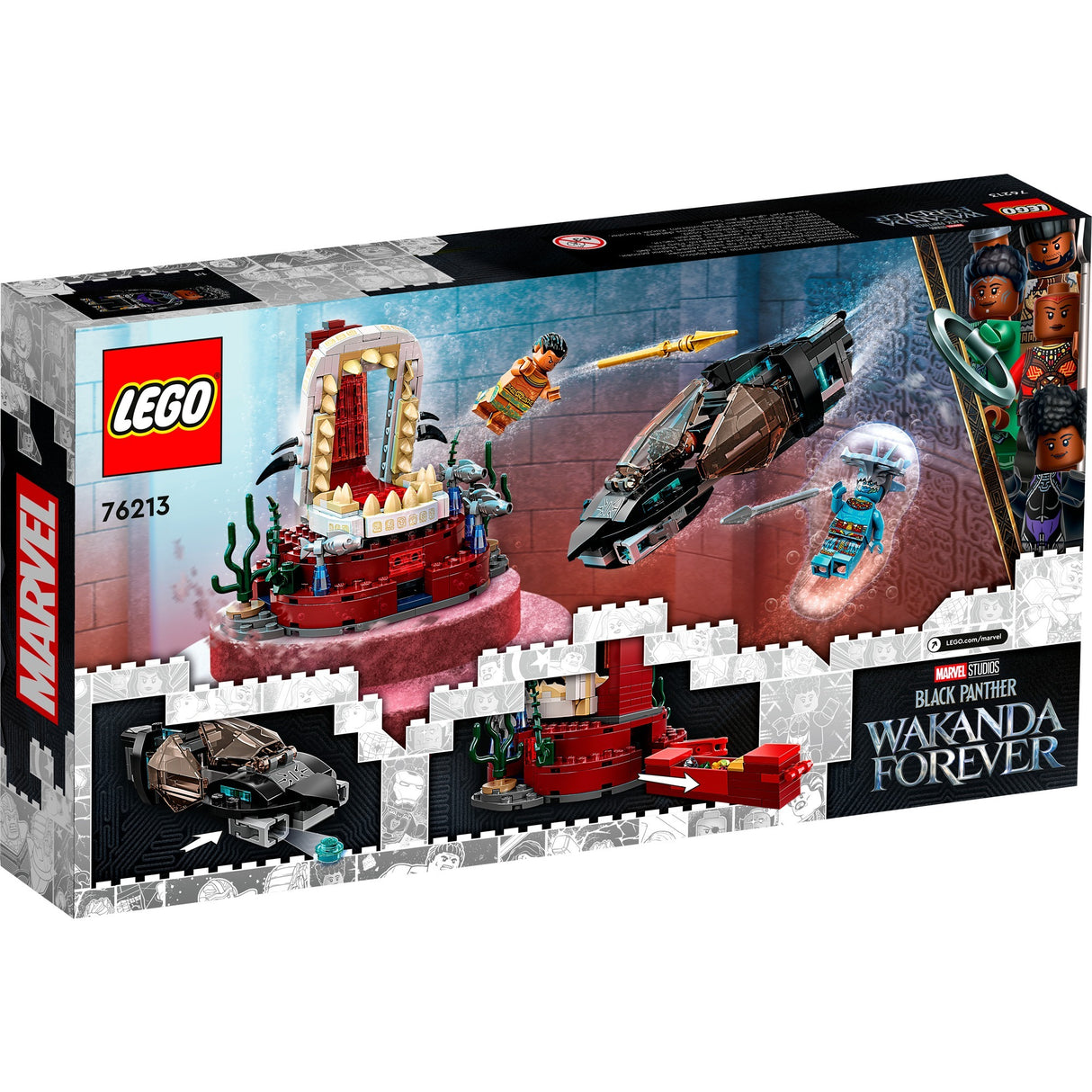 LEGO Marvel King Namor’s Throne Room Building Toy (76213)