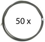 Shimano optislick shift inner cable 1.2mm x 2100mm (50 workshop pack)