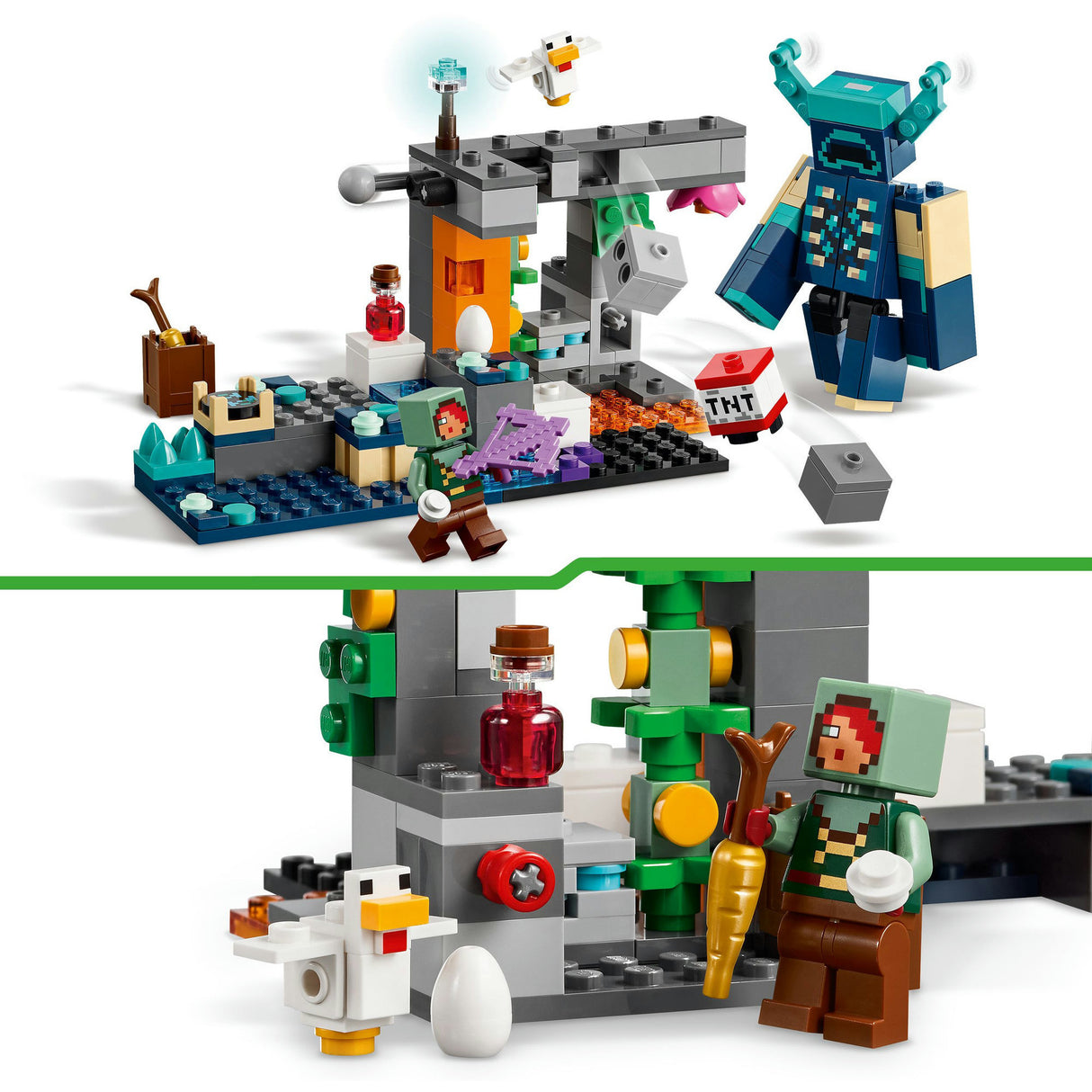 Lego minecraft 21274 d'Versammlung mam Supervisor