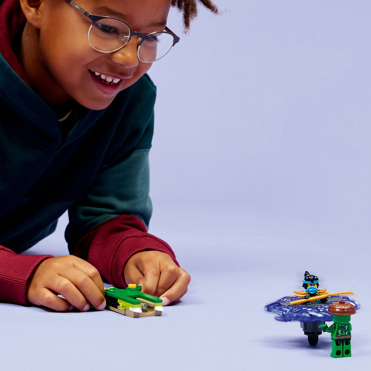 Lego Ninjago 71849 Nya kontra elementarny potworny spinner