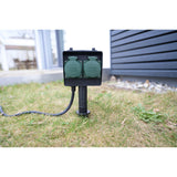 Brennenstuhl Garden Power Stake 1154430 (Black, 1.4 m, IP44)