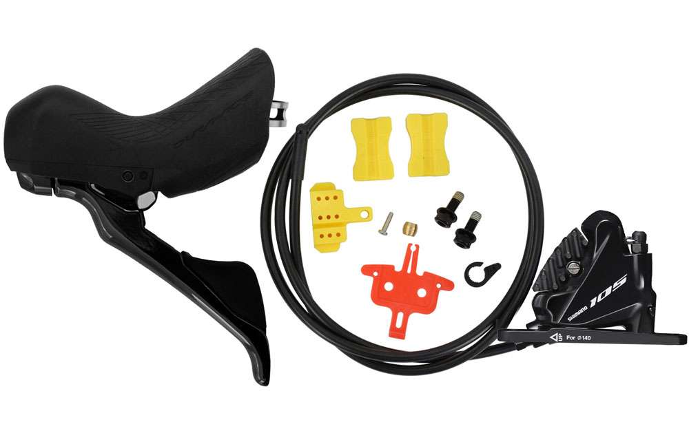 Shimano 105 st-r7020+br-r7070 2x11-speed disc brake set