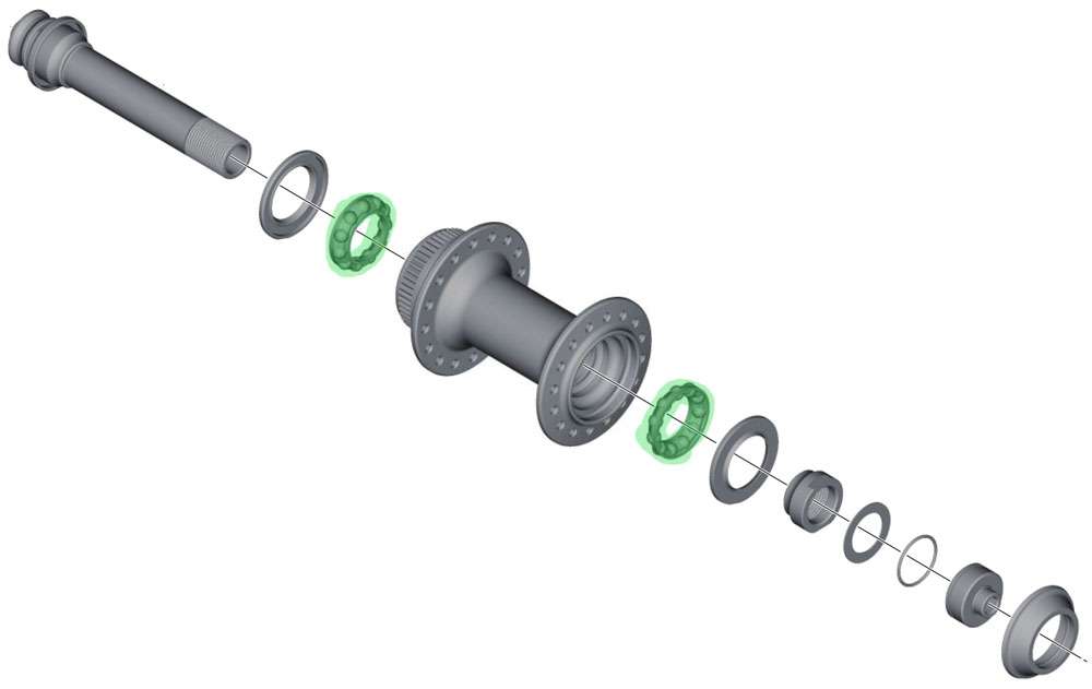 Pierścień pocisków Shimano dla XT Y26J98030