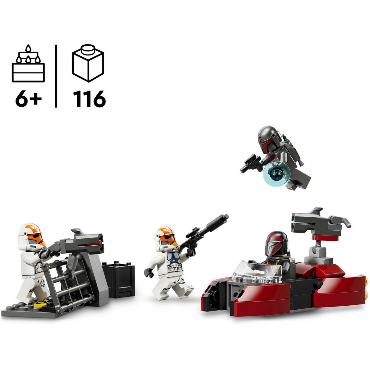 Lego Star Wars Tm 75449 Battle Pack L'Assedio Di Mandalore | 2 pezzi