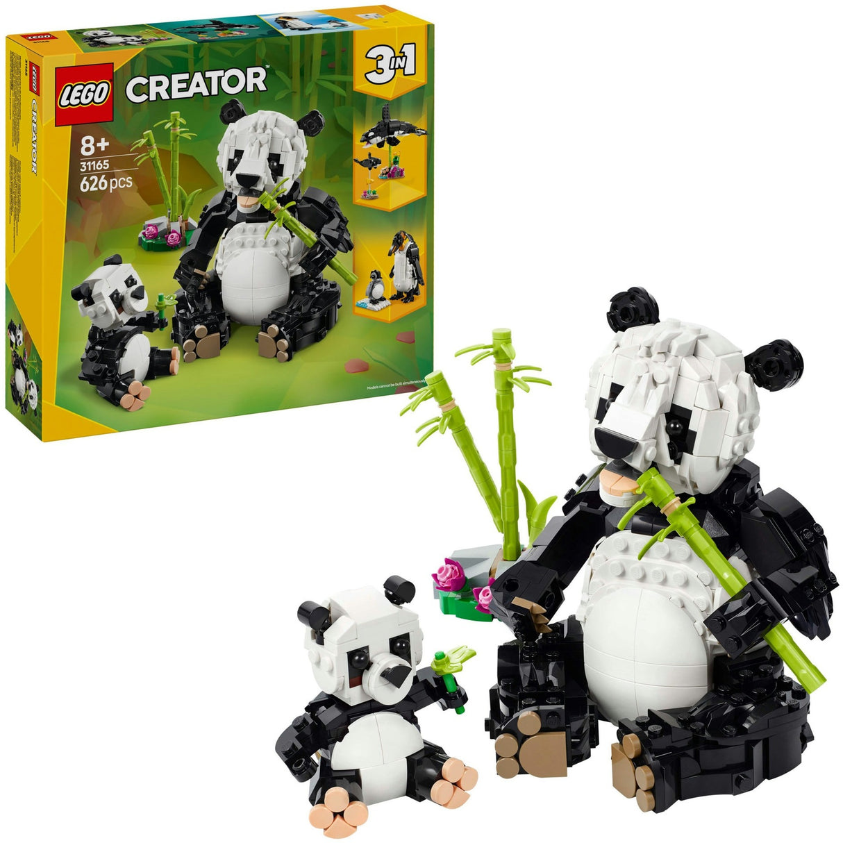 Lego creator 31165 vilde dyr: panda familie