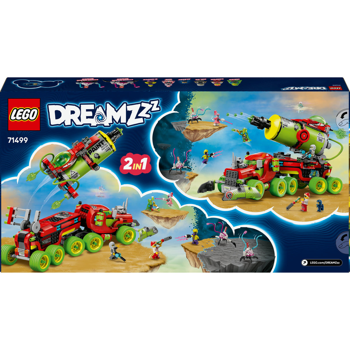 Lego dreamzzz 71499 mateo's Spraydousen Camion