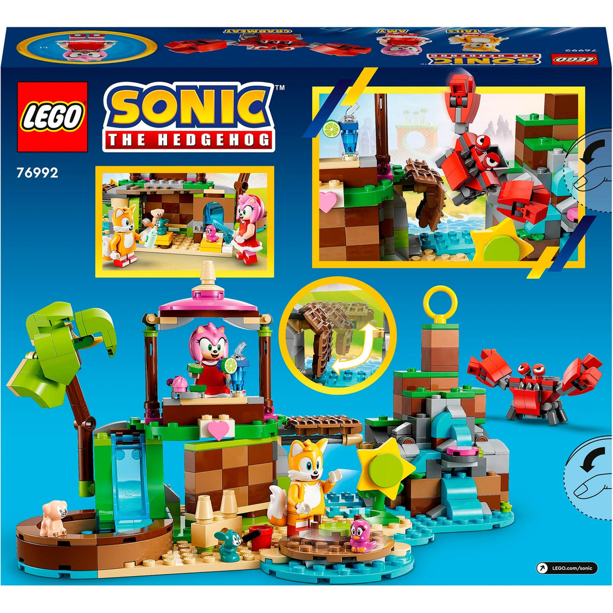 Lego Sonic 76992 AMY's Déiere Raum