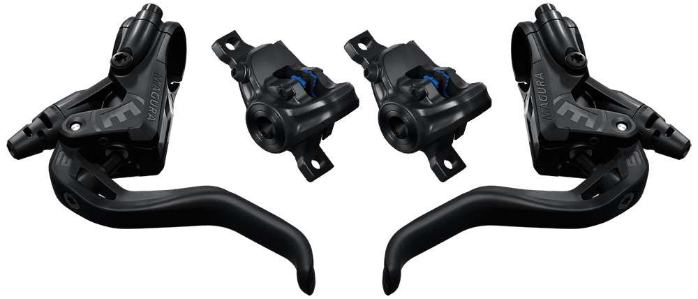 Magura mt sport 2-finger carbotecture®-lever disc brake set
