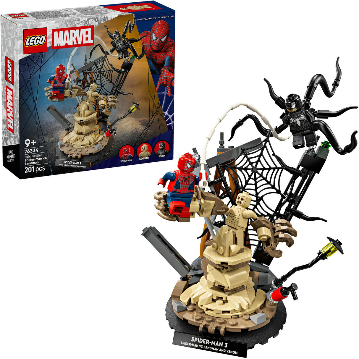 Lego 76334 Super Heroes Marvel Ultimate Battle: Spider-Man vs. sandman