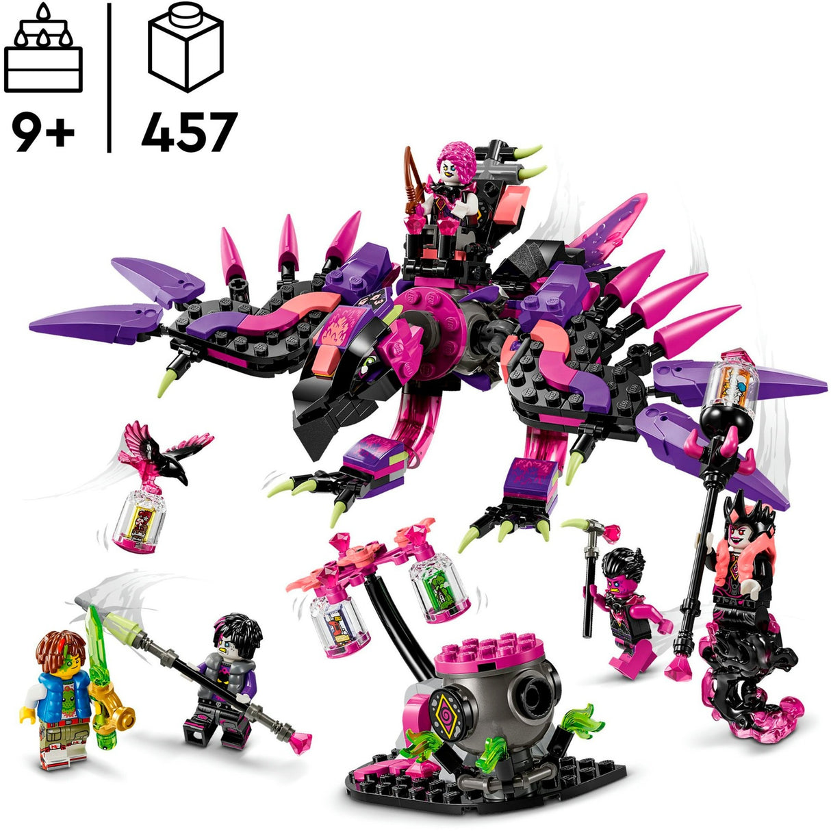 LEGO DREAMZZZ 71483 Nightmare Creatures of the Nether Witch