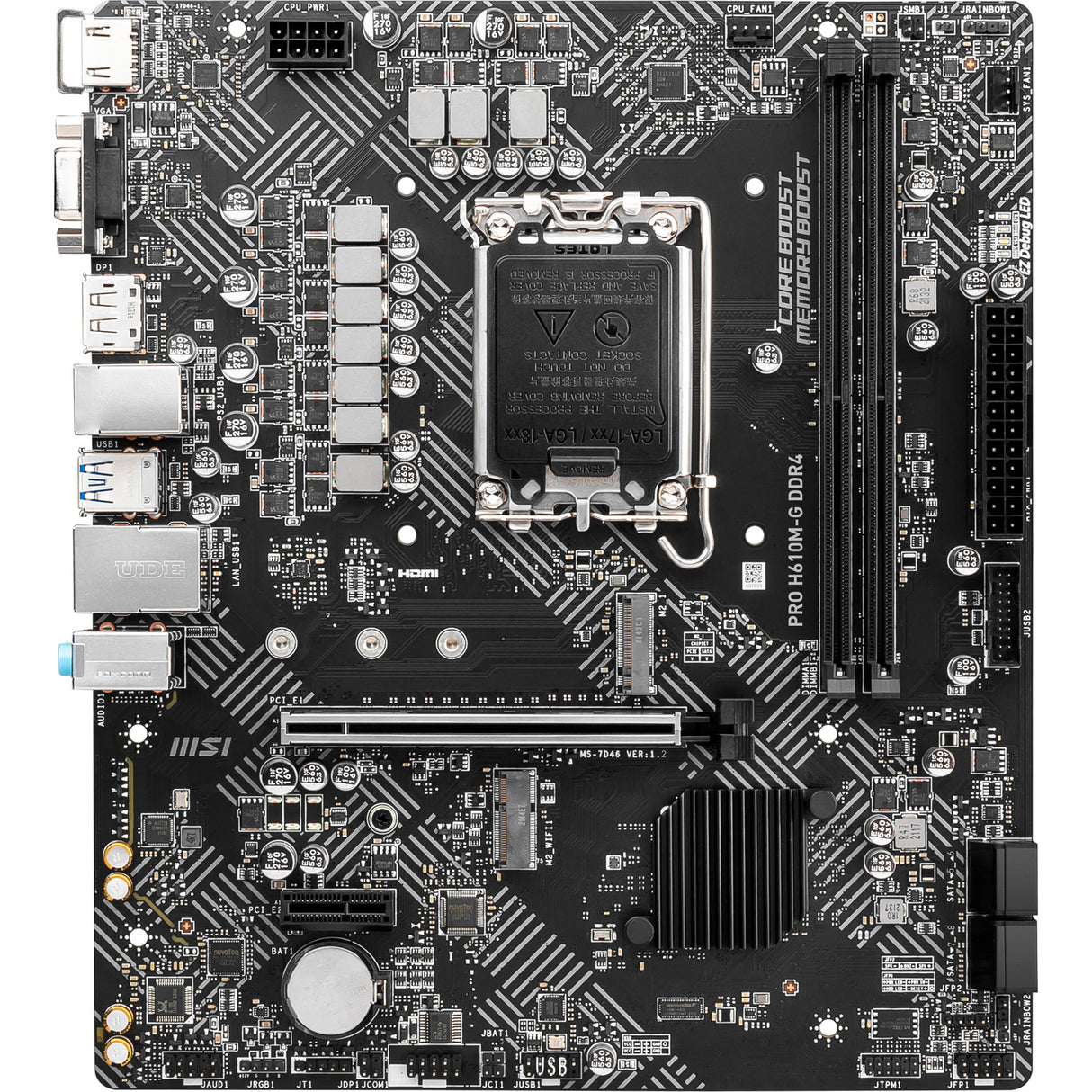 Msi pro h610m-g ddr4